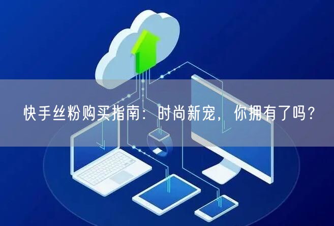 快手丝粉购买指南：时尚新宠，你拥有了吗？